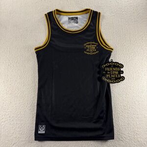 Dixxon Flannel Co Friends In Low‎ Places Black Gold Tank Top Workout Gym Mens XS